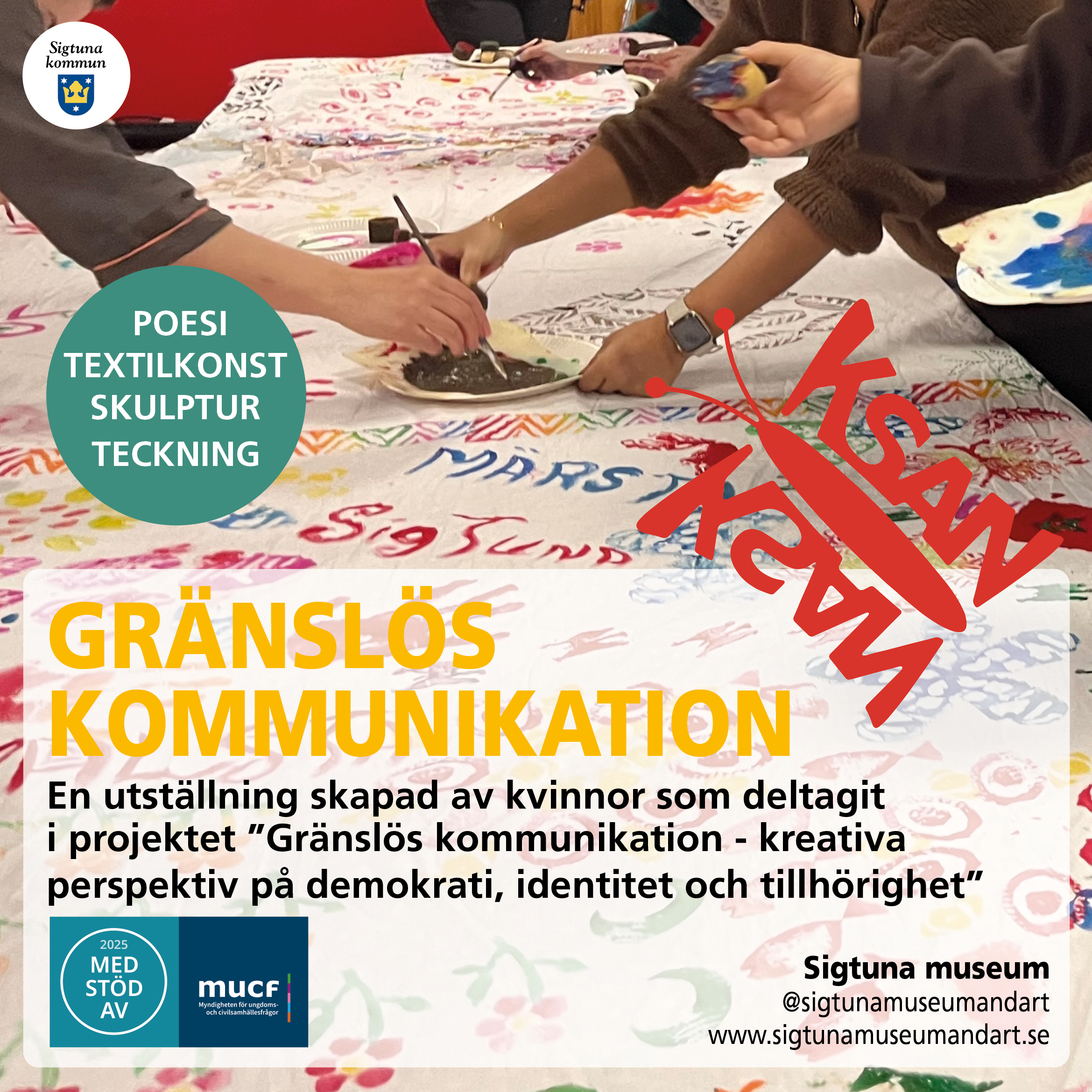 Välkommen till vernissage av "Gränslös kommunikation" i Sigtuna!