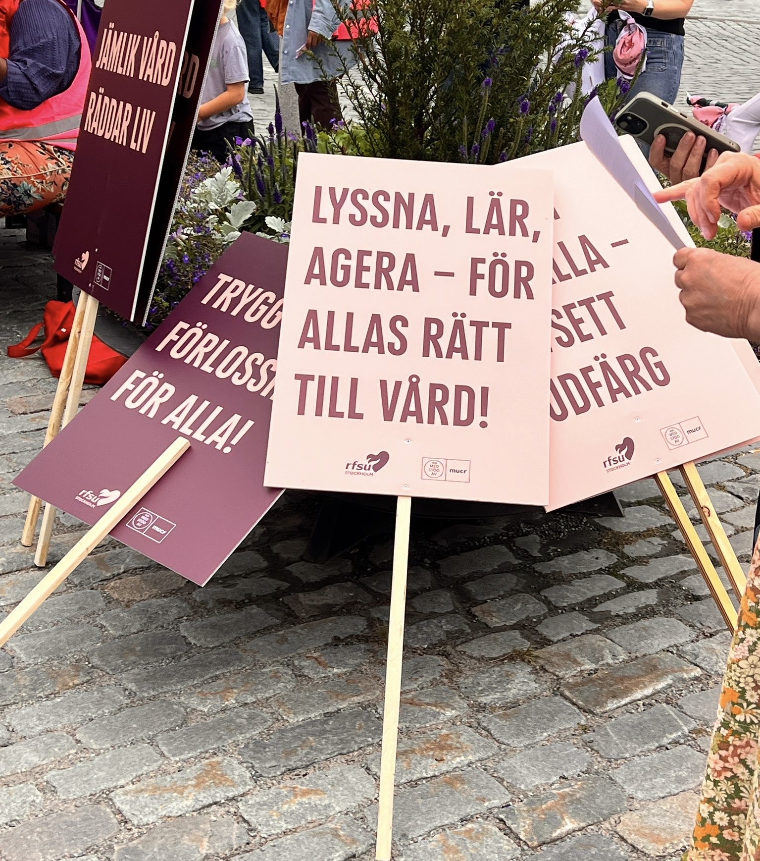 KSAN deltog på Barnvagnsmarschen