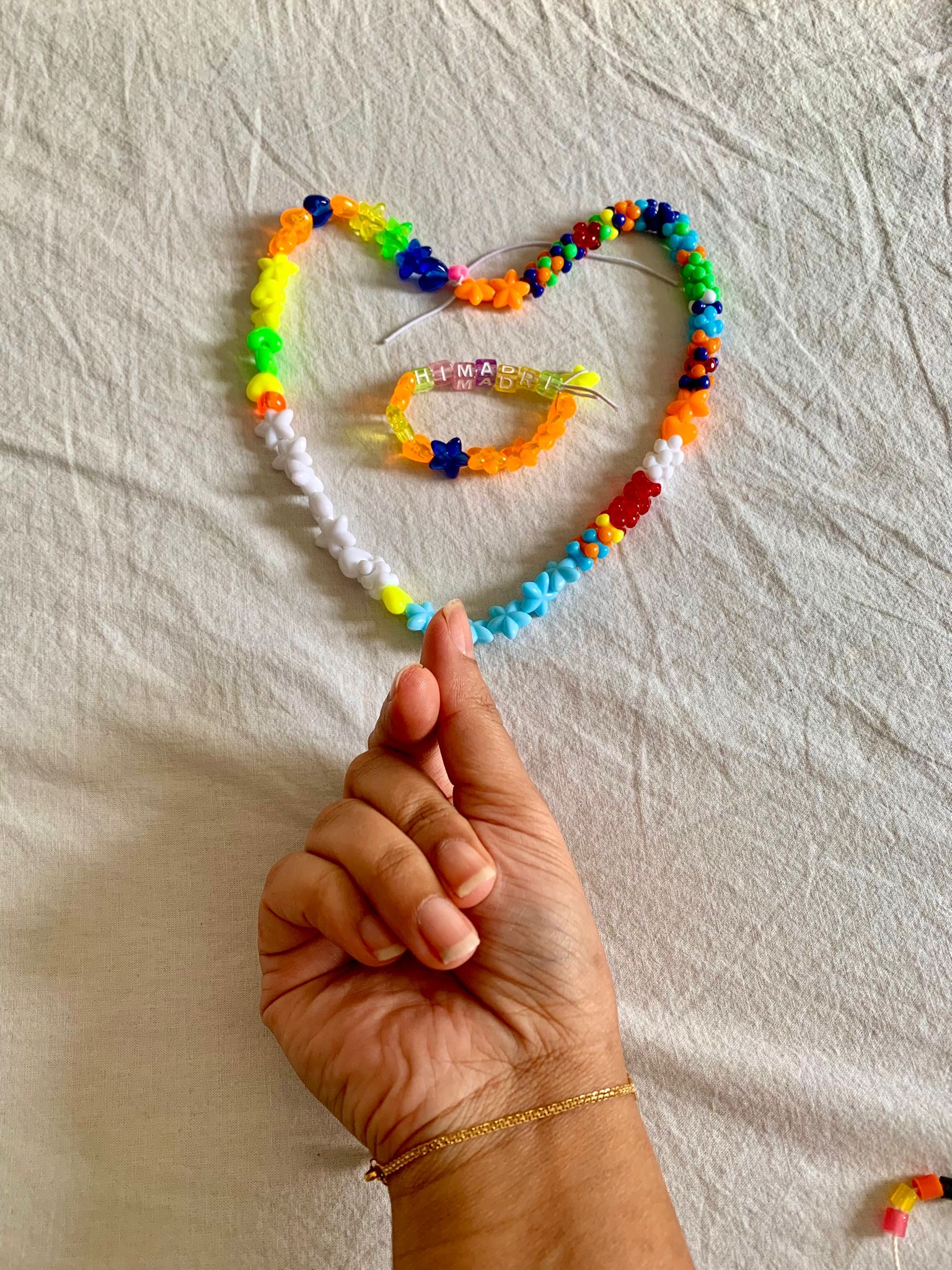 pärlhjärta 8mars